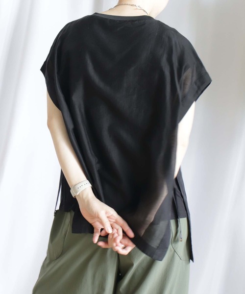 BITTOKO tシャツ シアークルーネックTシャツ レディース