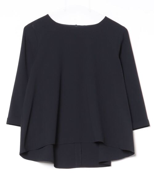 「URBAN RESEARCH DOORS」 7分袖ブラウス ONE ネイビー レディース
