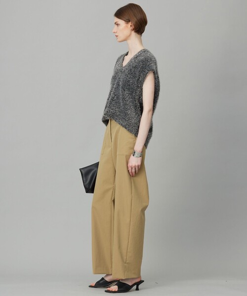 ICB（アイシービー） ベスト ジレ ルレックスファー ベスト レディース