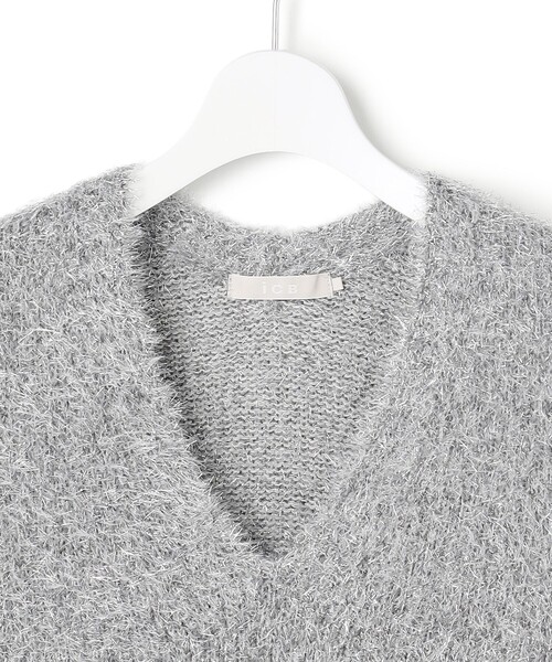 ICB（アイシービー） ベスト ジレ ルレックスファー ベスト レディース