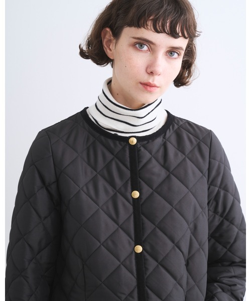 Traditional Wetherwear ダウンコート フード付き ブラック Traditional Weatherwear（トラディショナル ウェザーウェア） ダウン