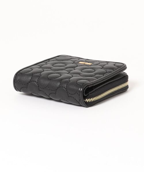 MARY QUANT ブラック二つ折り財布 MARY QUANT マリークワント マリクワ 財布 二つ折り財布 L