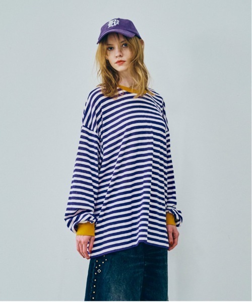 未使用 タグ付き 極美品 アルマーニ jeans 薄手 ボーダー　ロンT ピンク 未使用 タグ付き 極美品 アルマーニ jeans 薄手 ボーダー ロンT