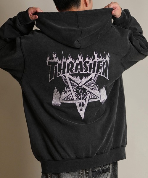 THRASHER（スラッシャー） パーカー ジップアップ パーカー スウェット