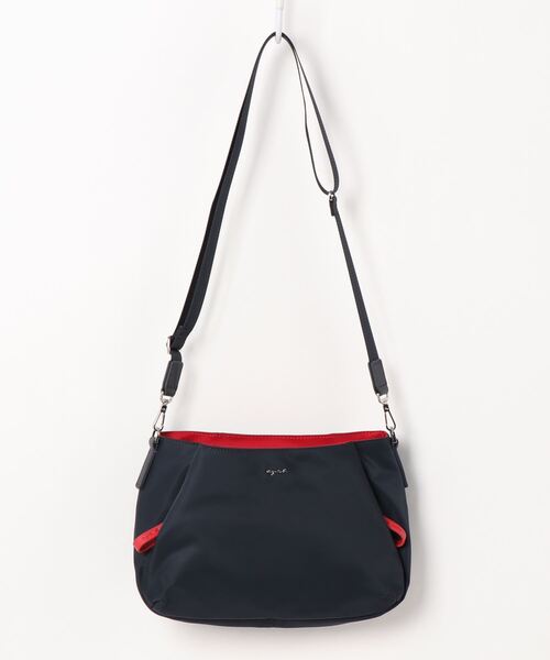 agnès b. ネイビー ショルダーバッグ ナイロン 新品未使用 アニエスベー agnes b. ナイロンショルダーバッグ ショルダー