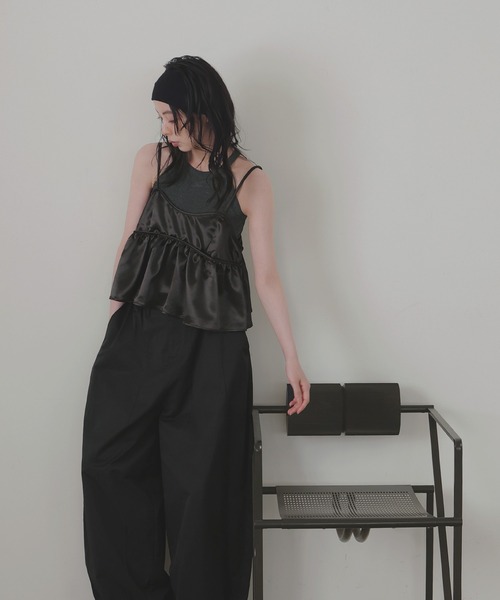 LIAN（リアン） キャミソール サテンキャミビスチェ : ZOZOTOWN Yahoo