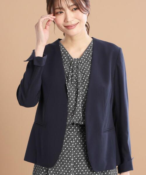 Reflect（リフレクト） ジャケット ノーカラージャケット 「洗える