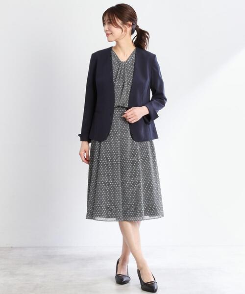 Reflect(リフレクト) ジャケット ノーカラージャケット 「洗える Reflect(リフレクト) ジャケット ノーカラージャケット 「洗える
