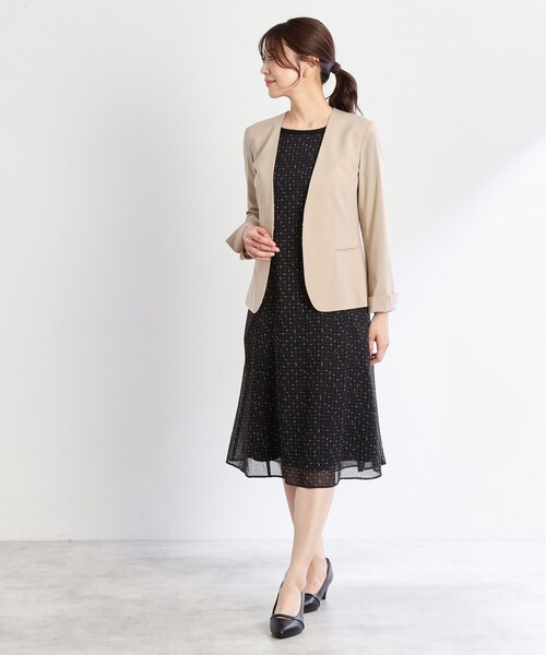 Reflect（リフレクト） ジャケット ノーカラージャケット 「洗える