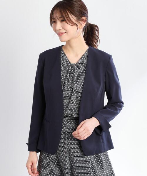 Reflect（リフレクト） ジャケット ノーカラージャケット 「洗える