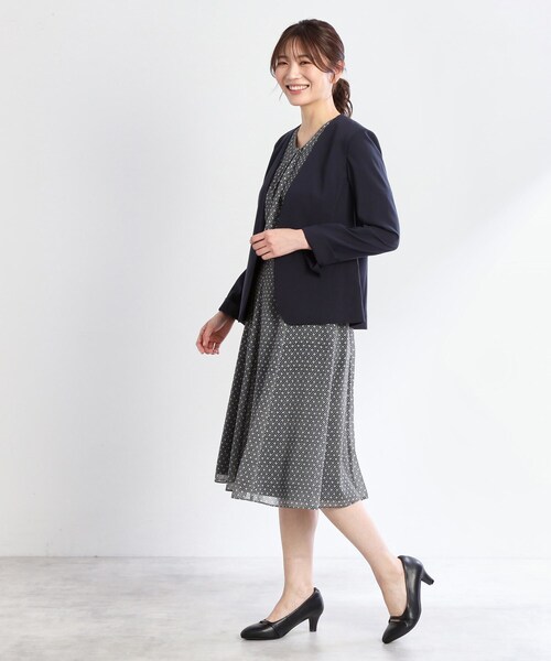 Reflect（リフレクト） ジャケット ノーカラージャケット 「洗える