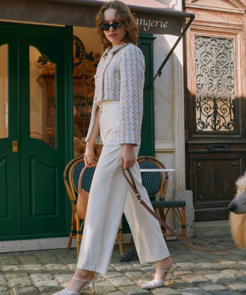 EIMY ISTOIRE（エイミーイストワール） スラックス S ネイビー