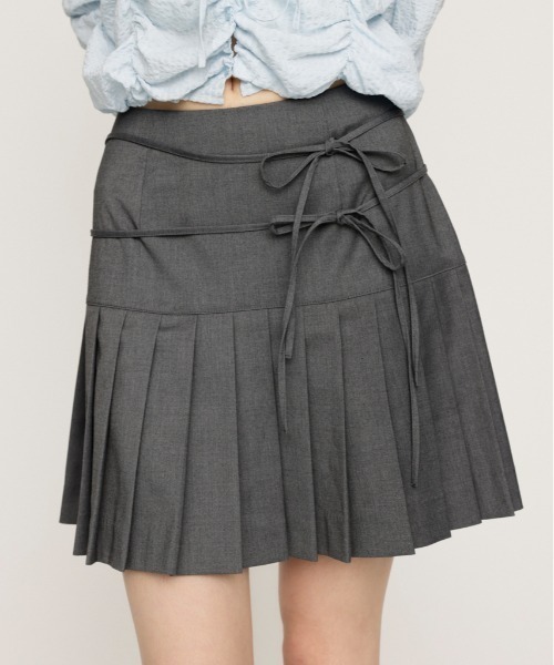 SLY（スライ） スカート DOUBLE RIBBON PLEATS SK : ZOZOTOWN Yahoo!店