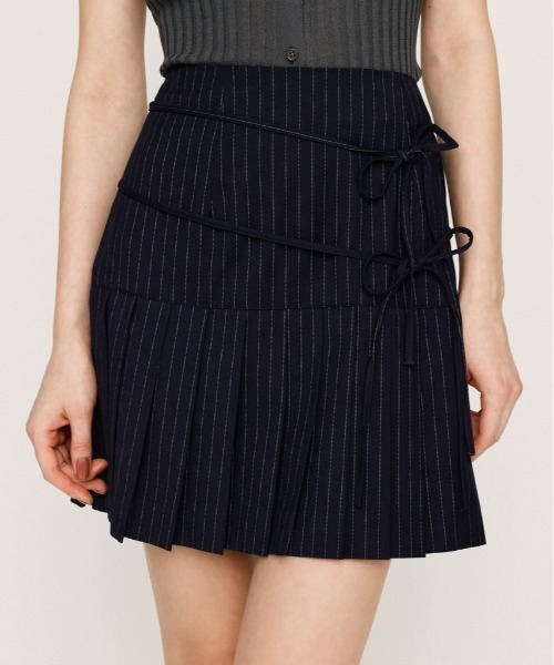 SLY（スライ） スカート DOUBLE RIBBON PLEATS SK : ZOZOTOWN Yahoo!店