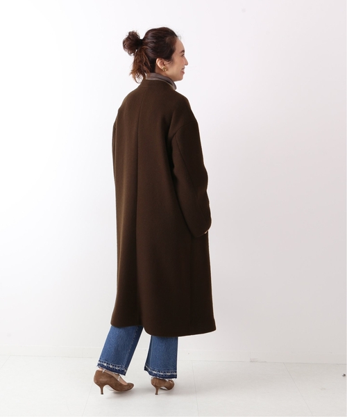 FRAMeWORK（フレームワーク） ノーカラーコート 38 ブラウン