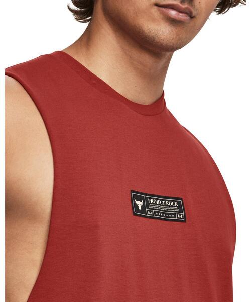 「UNDER ARMOUR」 タンクトップ L ブラウン メンズ