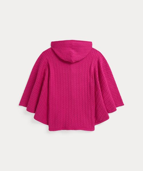ラルフローレン　フード付きポンチョ Polo Ralph Lauren Childrenswear ポンチョ ミニケーブル コットン