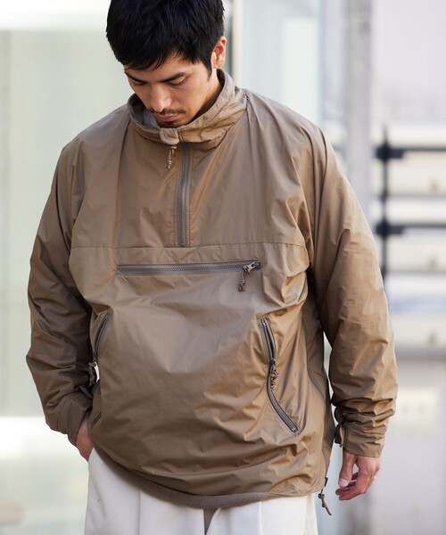 「HINSON」 ジップアップブルゾン LARGE オリーブ メンズ_画像2