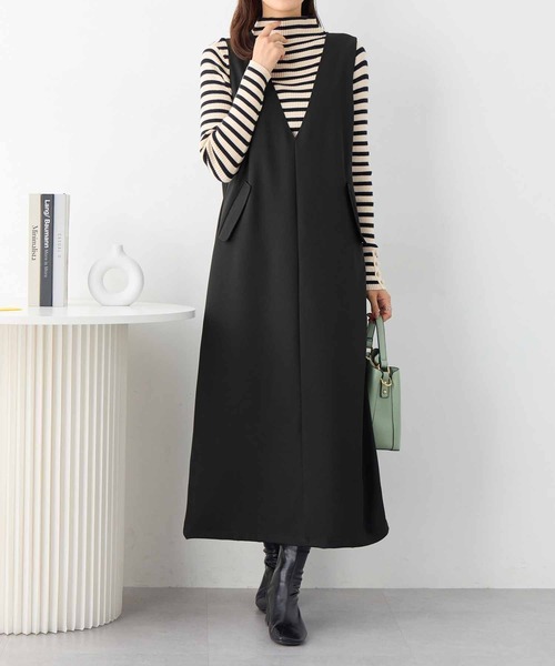 Viola e Viola（ヴィオラ エ ヴィオラ） ジャンパースカート 細見え深