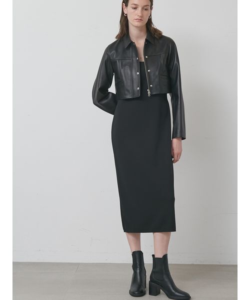 羊革セットアップ　ブルゾン パンツ ラムレザー styling/（スタイリング） ブルゾン アウター 「セットアップ対応