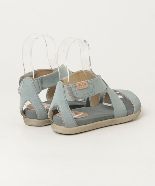 「ECCO」 フラットサンダル 37 ブルー レディース_画像2