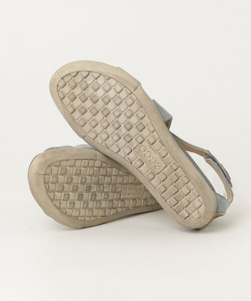 「ECCO」 フラットサンダル 37 ブルー レディース_画像3