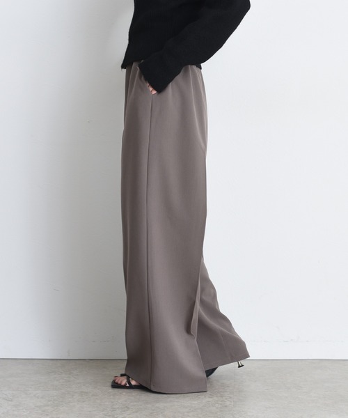 Eimee Law（エイミーロウ） スラックス パンツ テープロゴエンブロゆる