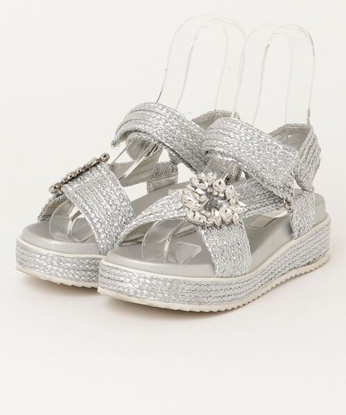 CELFORD（セルフォード） フラットサンダル 22.5cm シルバー