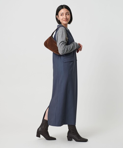 H beauty&youth ワンピース BEAUTY＆YOUTH UNITED ARROWS ワンピース 「WEB限定」ドレープツイル