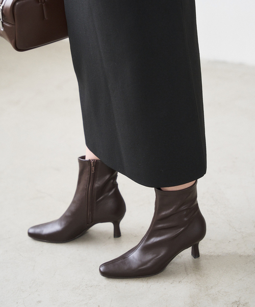 LE TALON（ル タロン） ブーツ 「追加」6cmフレンチスクエアフィット