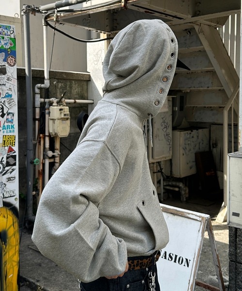 kutir パーカー ASSORTED SUN FADED GROMMET ZIP HOODIE／アソートサン