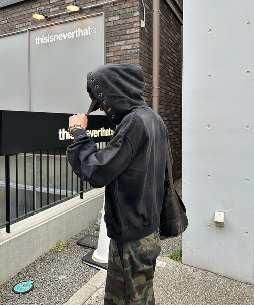 kutir（クティール） パーカー ASSORTED SUN FADED GROMMET ZIP HOODIE