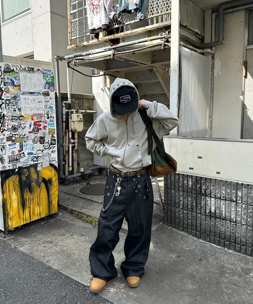 kutir（クティール） パーカー ASSORTED SUN FADED GROMMET ZIP HOODIE