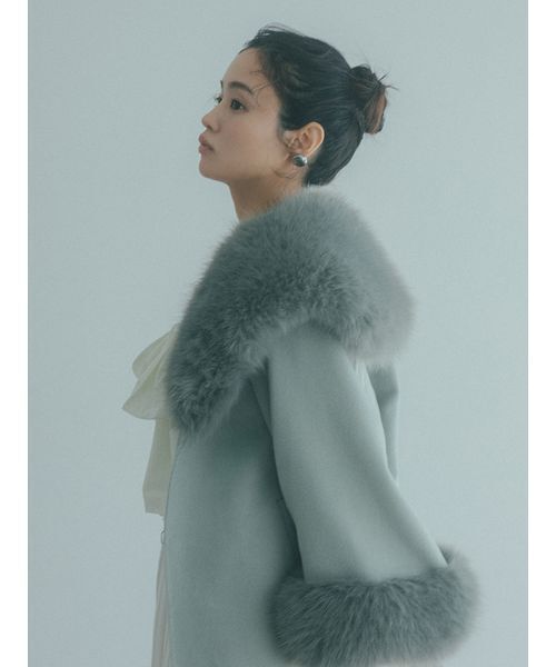 SNIDEL（スナイデル） コート チェスターコート ファーケープコート