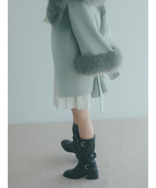 SNIDEL（スナイデル） コート チェスターコート ファーケープコート