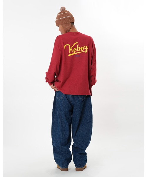 【即完売モデル】ケボズ☆ワンポイント刺繍ロゴ入り太ボーダーラガーシャツ入手困難 George's tシャツ ボーダーラガーシャツ レディース : ZOZOTOWN Yahoo
