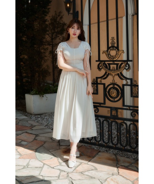 Her lip to 半袖ワンピース S ベージュ レディース : ZOZOTOWN Yahoo