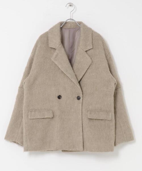 KBF（ケービーエフ） コート アウター シャギーテーラードジャケット