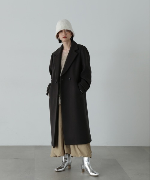 「N.（N. Natural Beauty Basic）」 チェスターコート SMALL ライトグレー レディース_画像4