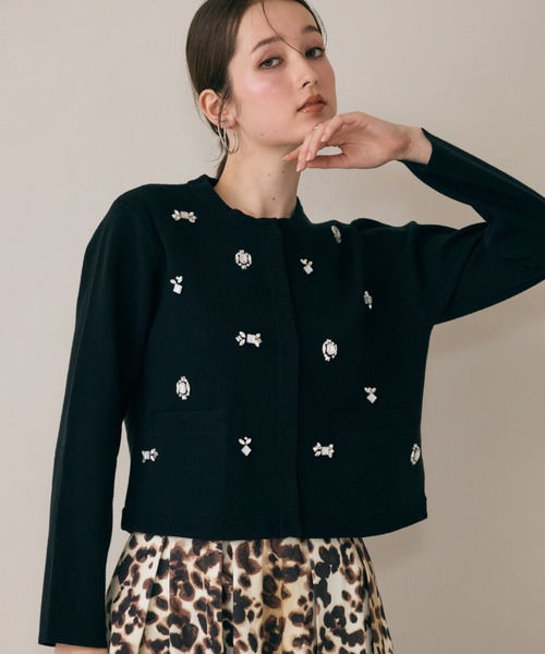 MUSE deDeuxiemeClasseBANDANAカーディガン MUSE deDeuxiemeClasseBANDANAカーディガン MUSE