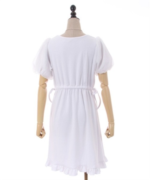 「axes femme POETIQUE」 半袖ワンピース MEDIUM ブラック レディース_画像3