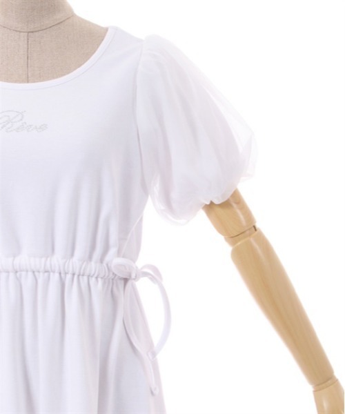 「axes femme POETIQUE」 半袖ワンピース MEDIUM ブラック レディース_画像9