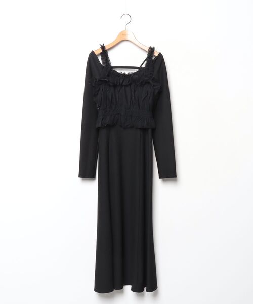 dazzlin（ダズリン） コンビワンピース SMALL ブラック レディース