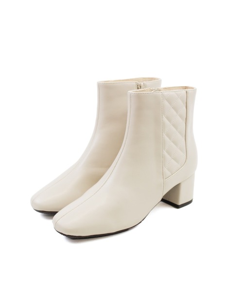 「VIVIAN」 ショートブーツ M アイボリー レディース_画像2