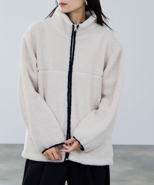 ブルゾン アウター milli de l'air テディボアコクーンブルゾン