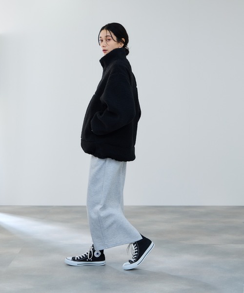 ブルゾン アウター milli de l'air テディボアコクーンブルゾン