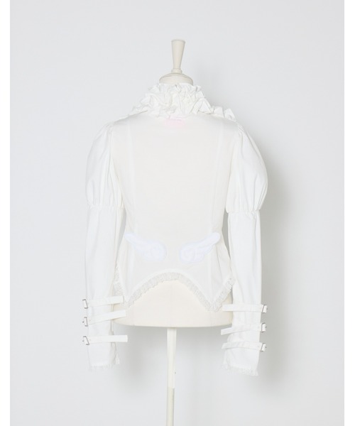 トップス Avenchumu little angel frill blouse little angel frill blouse – AVENCHUMU （アバンチュウム）