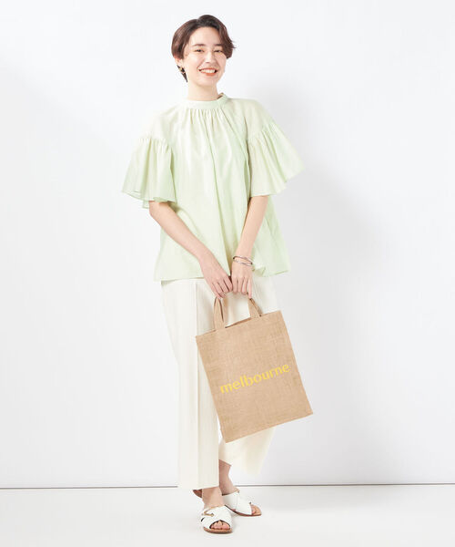 「NOLLEY'S Sophi」 半袖ブラウス 38 サックスブルー レディース_画像7