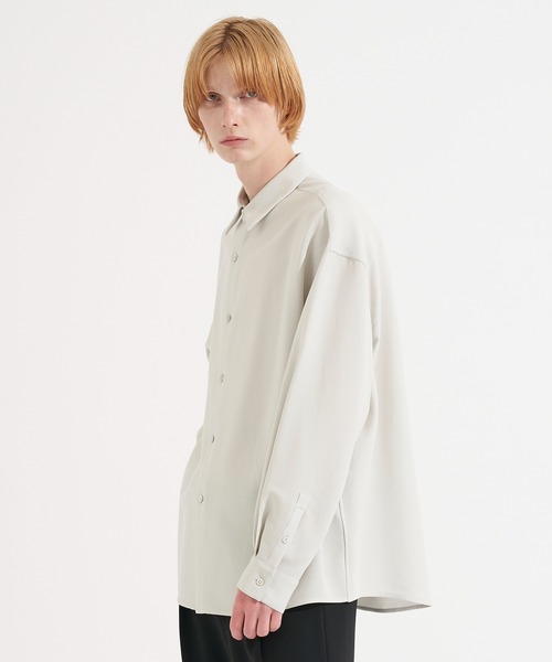 「CITY」 長袖シャツ 3 ネイビー メンズ_画像2