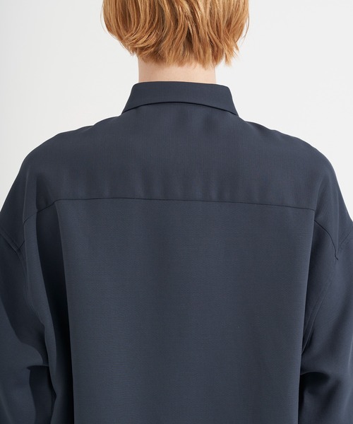 「CITY」 長袖シャツ 3 ネイビー メンズ_画像6